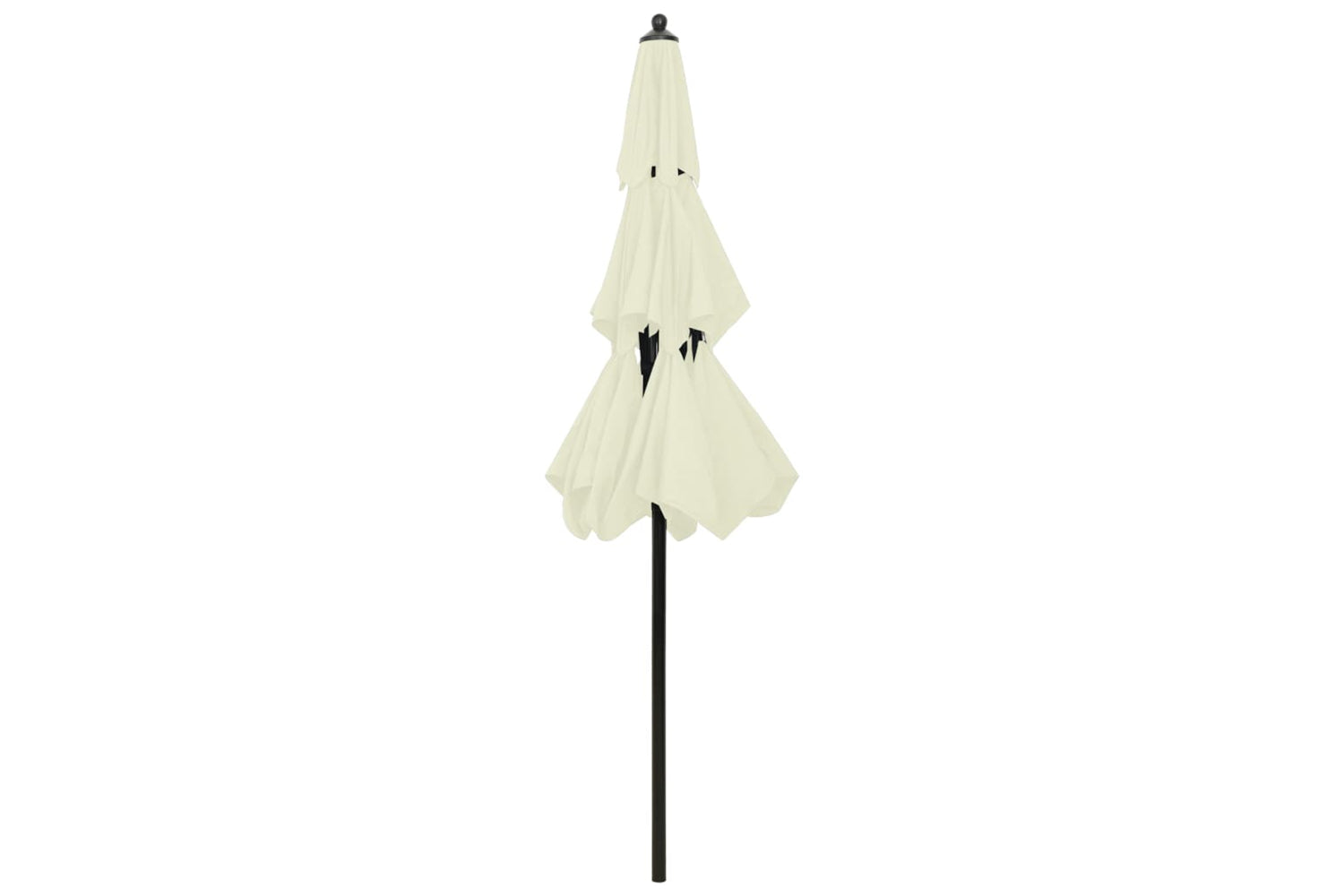 Vidaxl 313860 3-tier Parasol With Aluminium Pole Sand 2.5 M-4