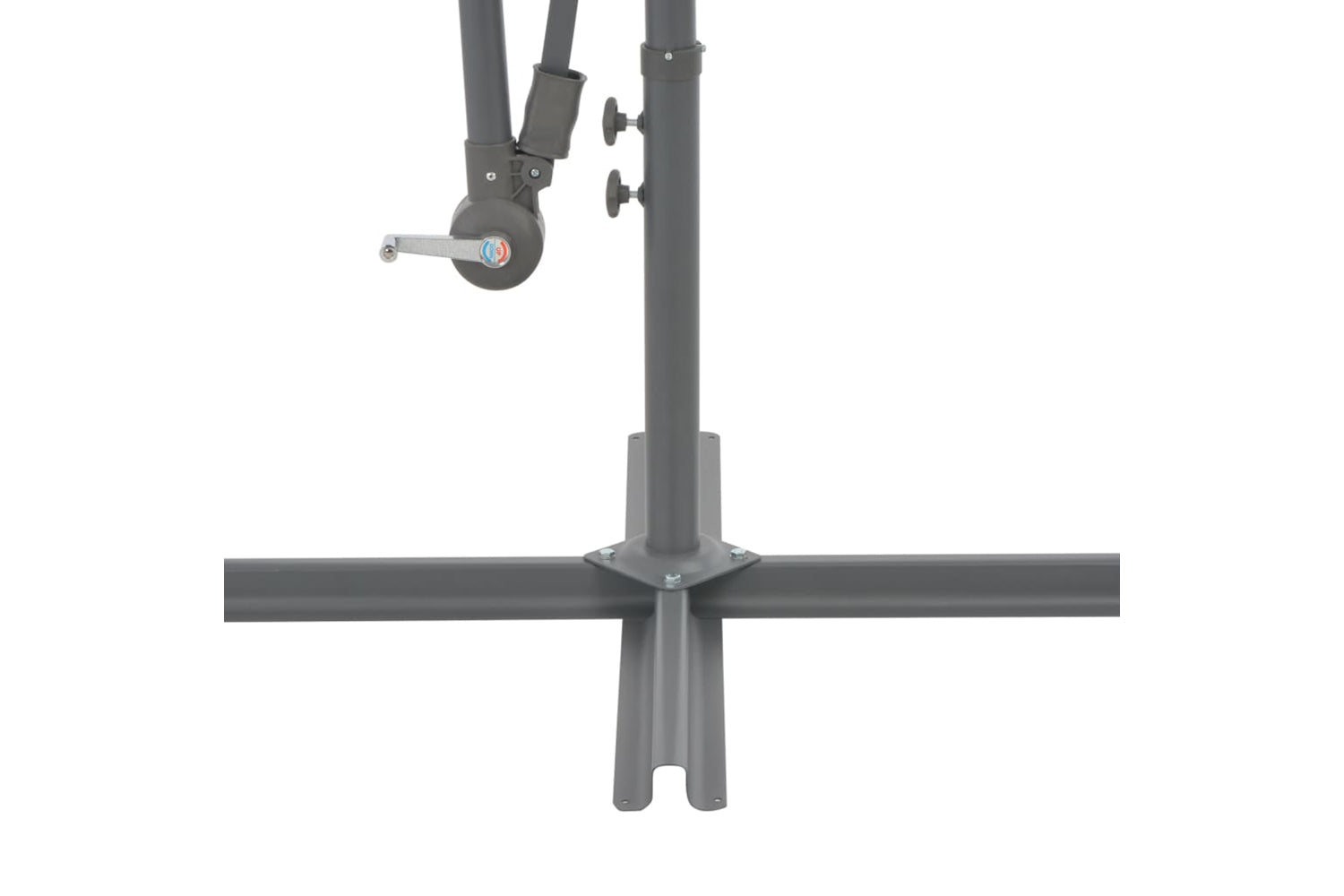 vidaXL 313755 Cantilever Umbrella With Aluminium Pole Terracotta 300cm-5