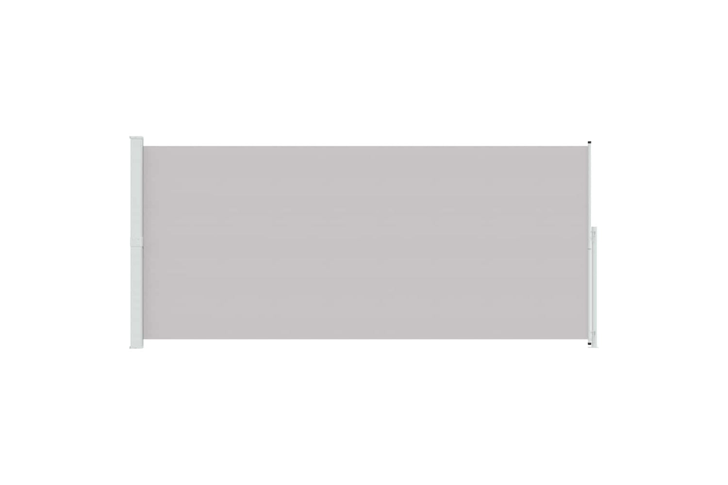 vidaXL Patio Retractable Side Awning 220x500cm Grey-3
