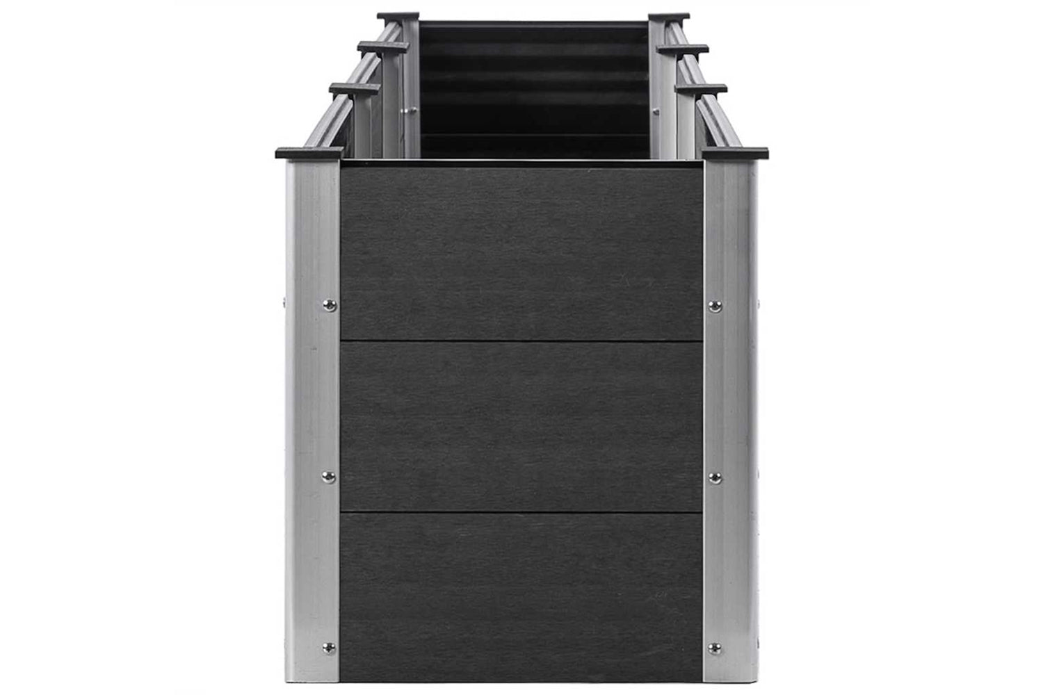 vidaXL 318099 Garden Raised Bed 300x50x54cm Wpc Grey-3