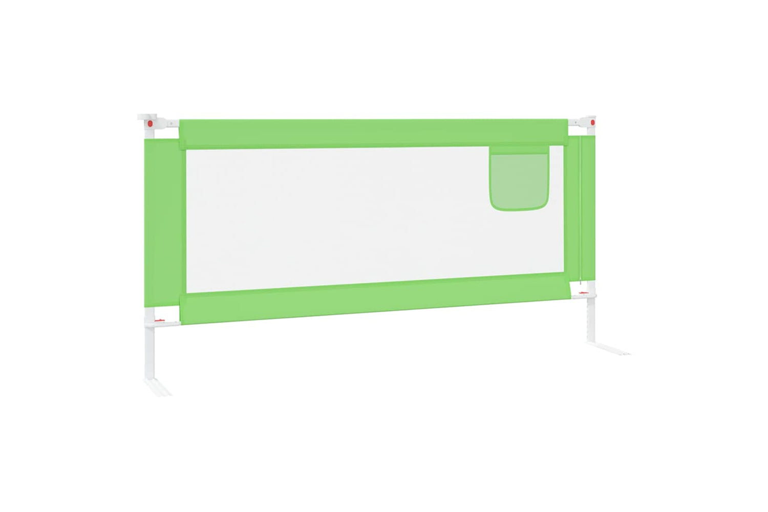 Vidaxl Toddler Safety Bed Rail Green 190x25 Cm Fabric-4