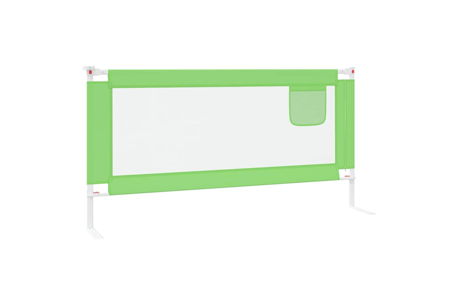 Vidaxl Toddler Safety Bed Rail Green 180x25 Cm Fabric-4