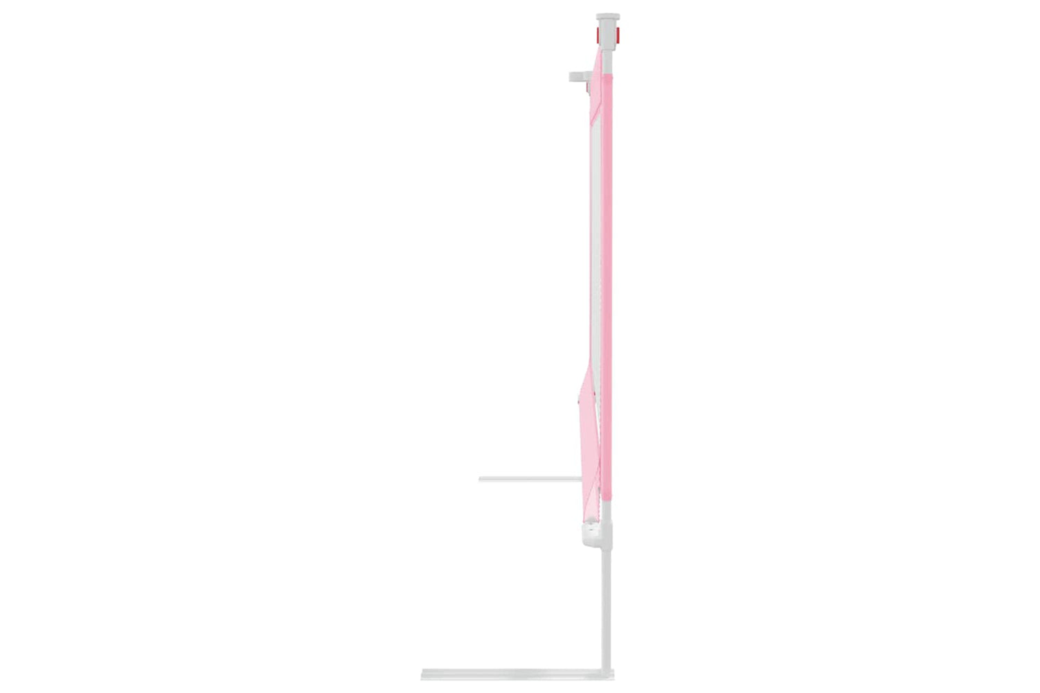 Vidaxl Toddler Safety Bed Rail Pink 140x25 Cm Fabric-3