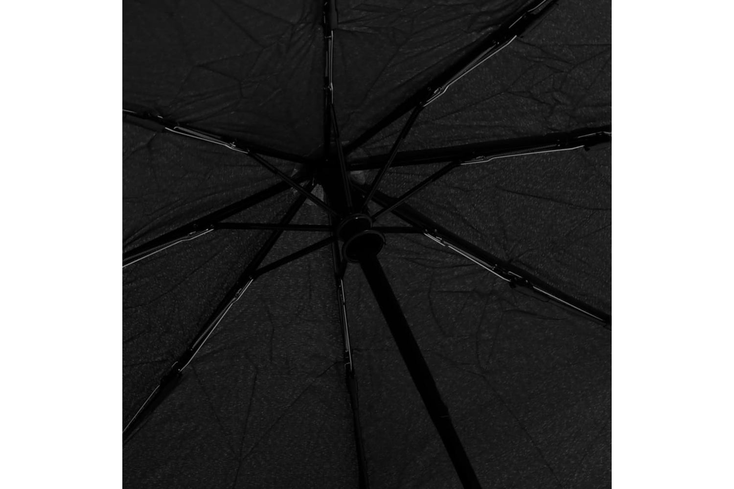 vidaXL 149144 Automatic Folding Umbrella Black 95cm-5