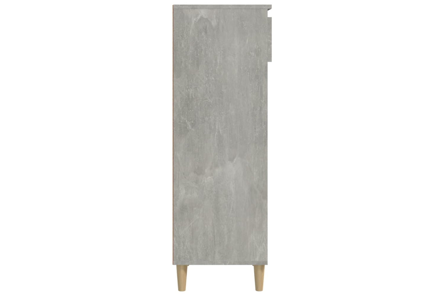 vidaXL 819776 Shoe Cabinet Concrete Grey 40x36x105cm Engineered Wood-4