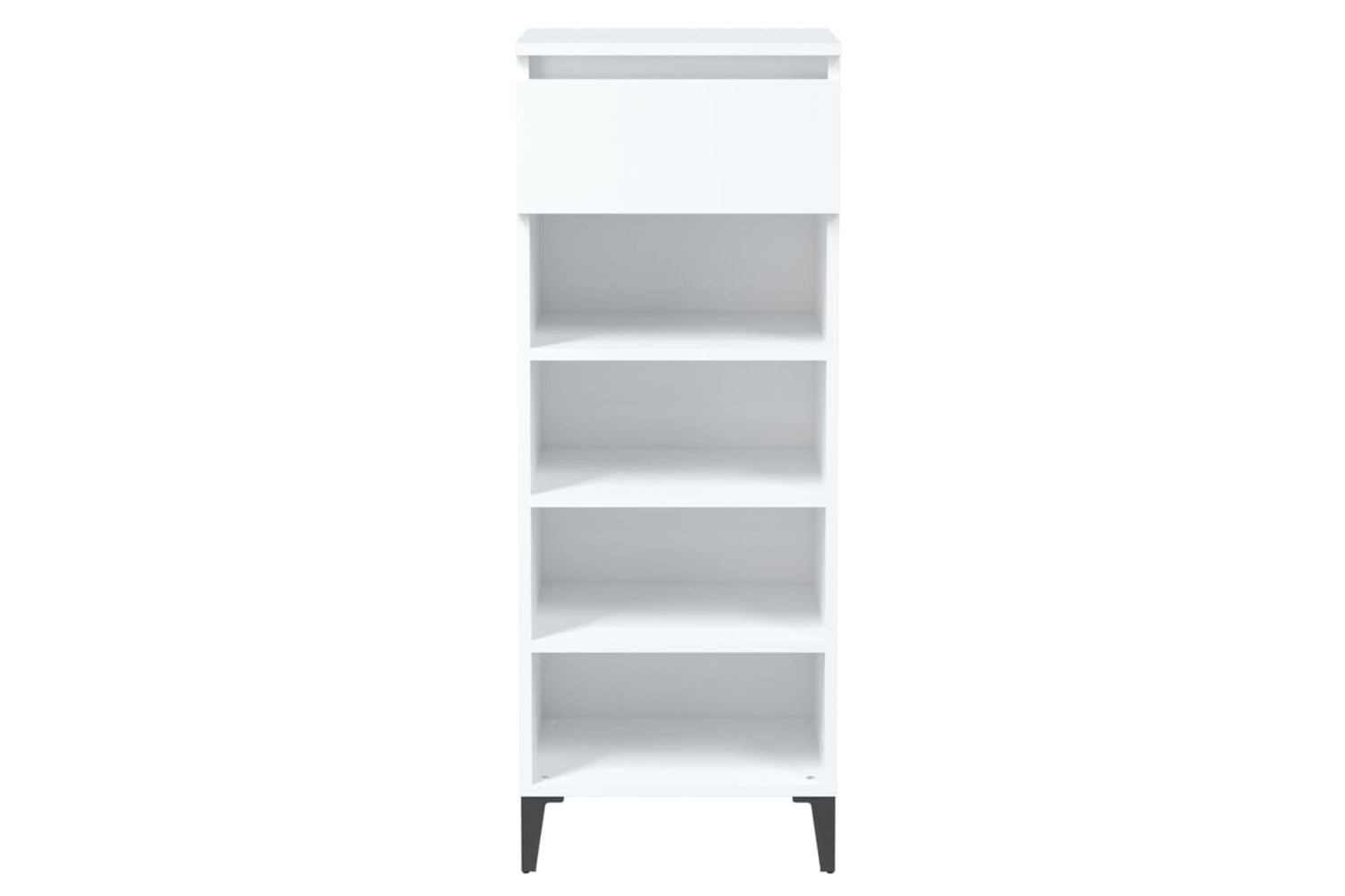 vidaXL 819780 Shoe Rack White 40x36x105cm Engineered Wood-4