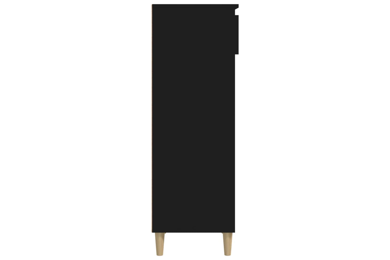 vidaXL 819773 Shoe Cabinet Black 40x36x105cm Engineered Wood-4