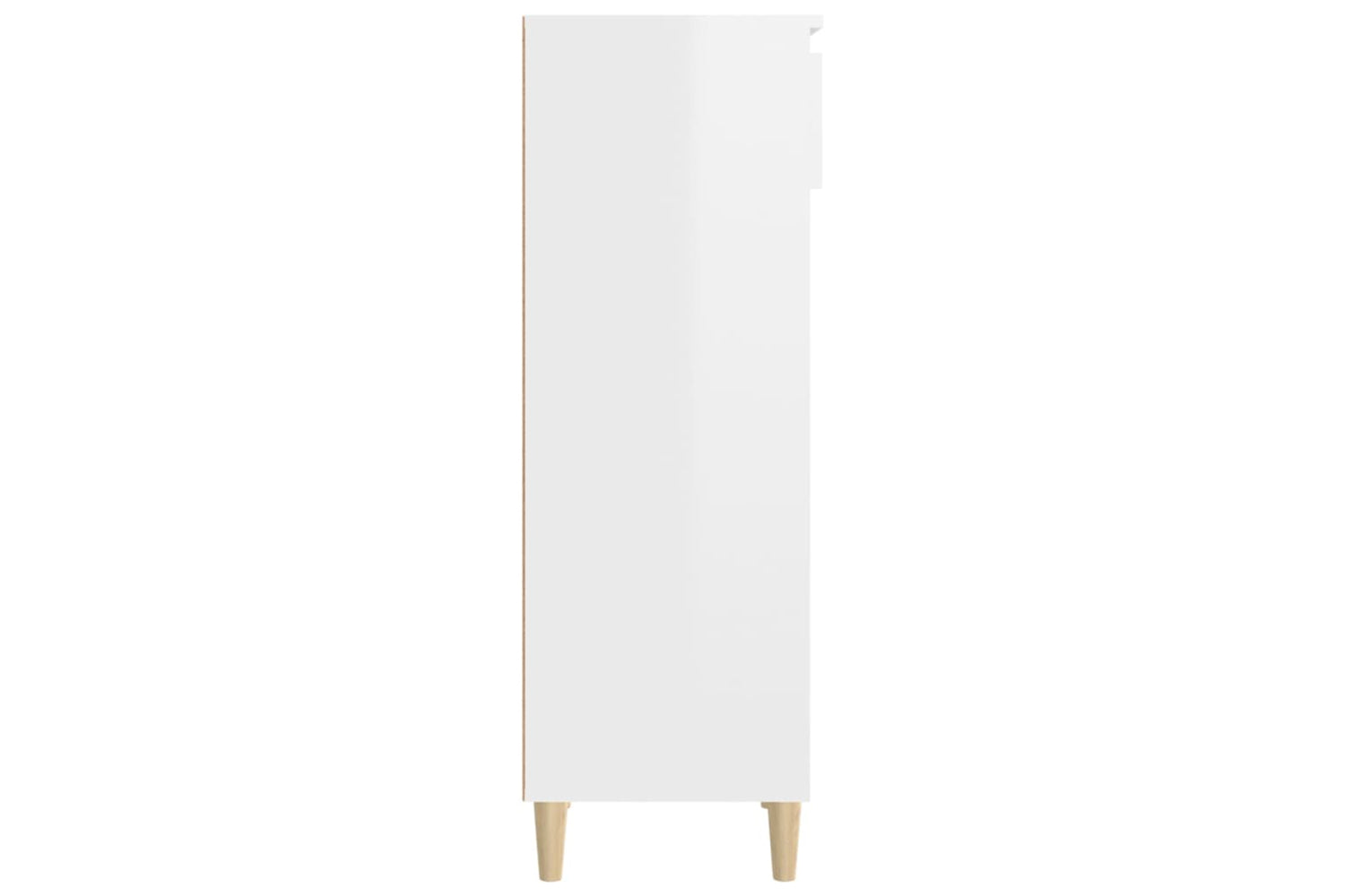 vidaXL 819774 Shoe Cabinet High Gloss White 40x36x105cm Engineered Wood-4