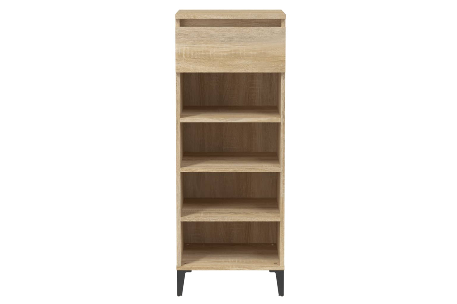 vidaXL 819783 Shoe Rack Sonoma Oak 40x36x105cm Engineered Wood-4