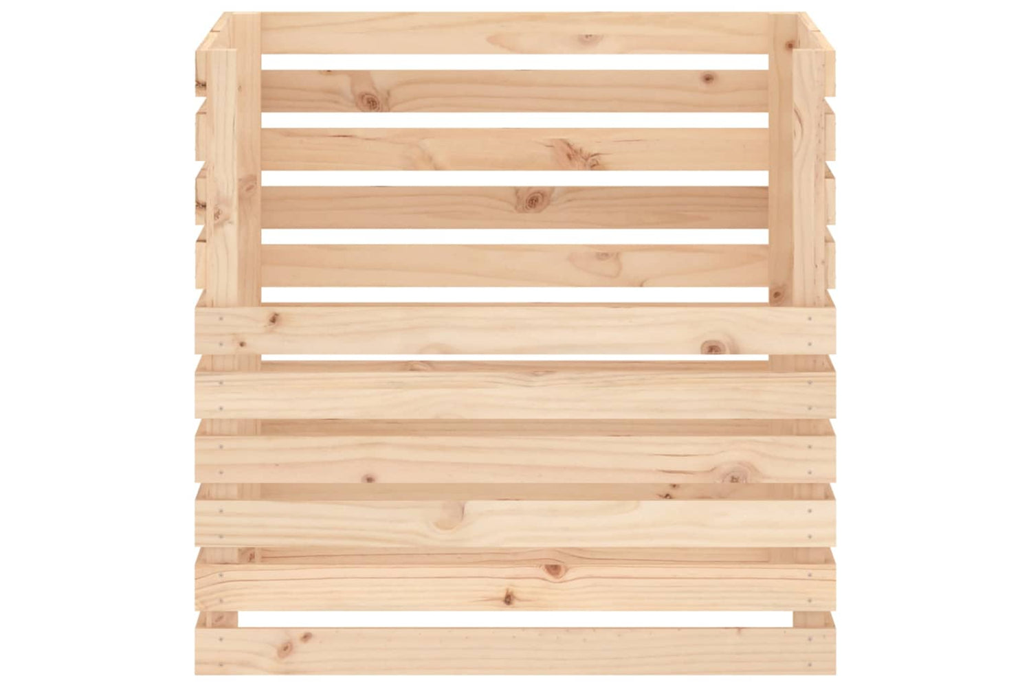 vidaXL 822187 Composter 80x80x78cm Solid Wood Pine-4