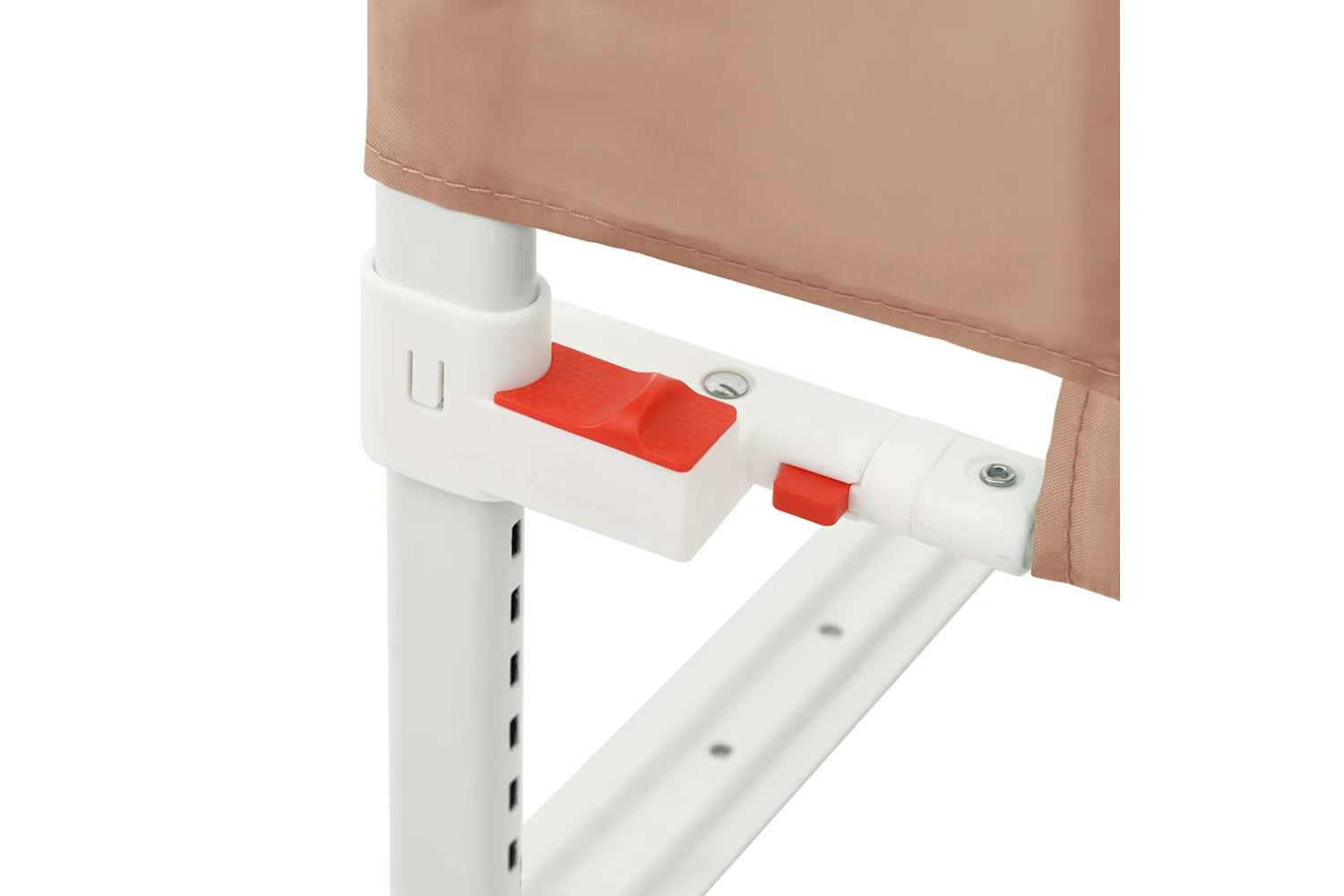 Vidaxl Toddler Safety Bed Rail Taupe 150x25 Cm Fabric-7