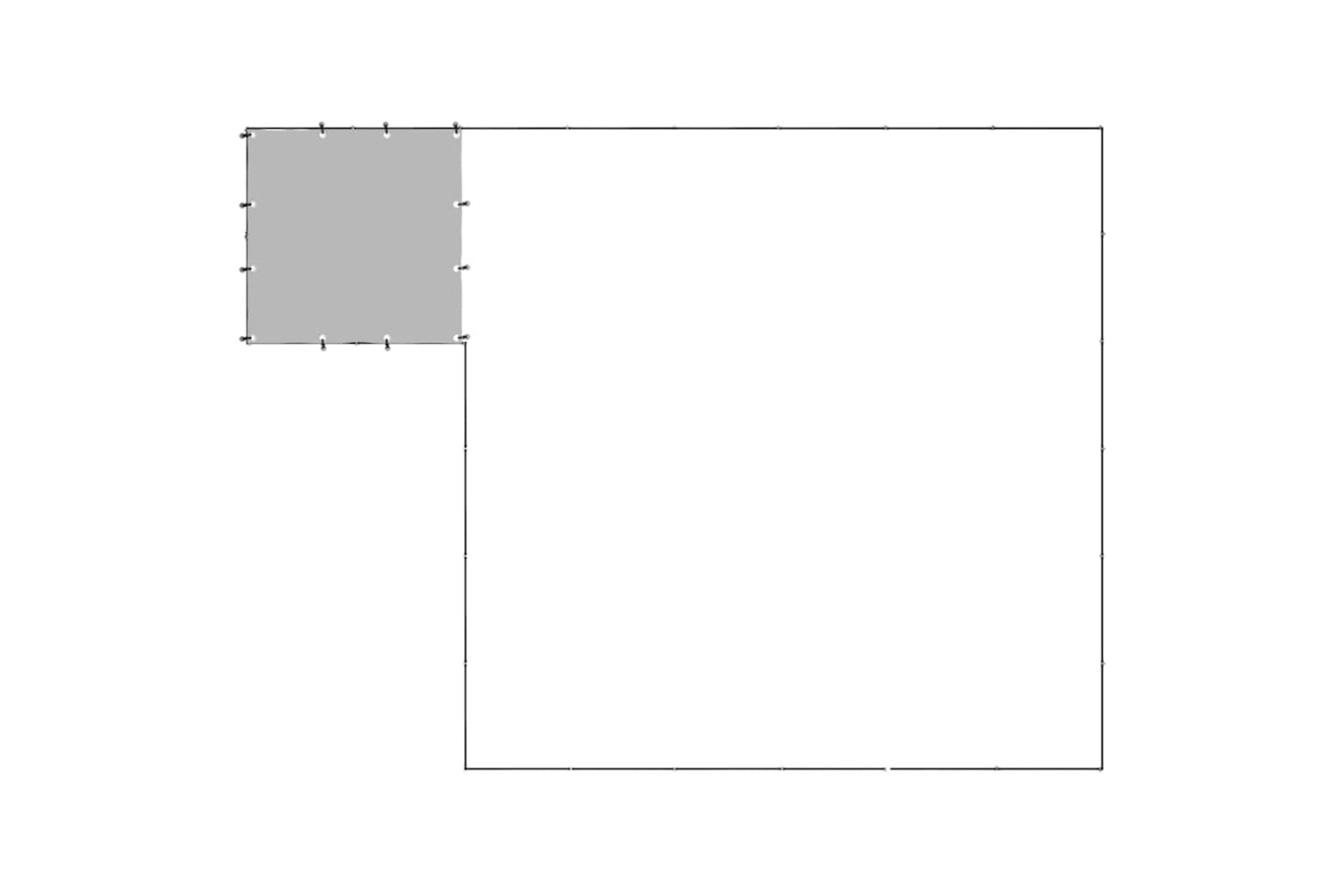 Vidaxl 3082213 Dog Kennel Black 12.1 M2 Steel-4