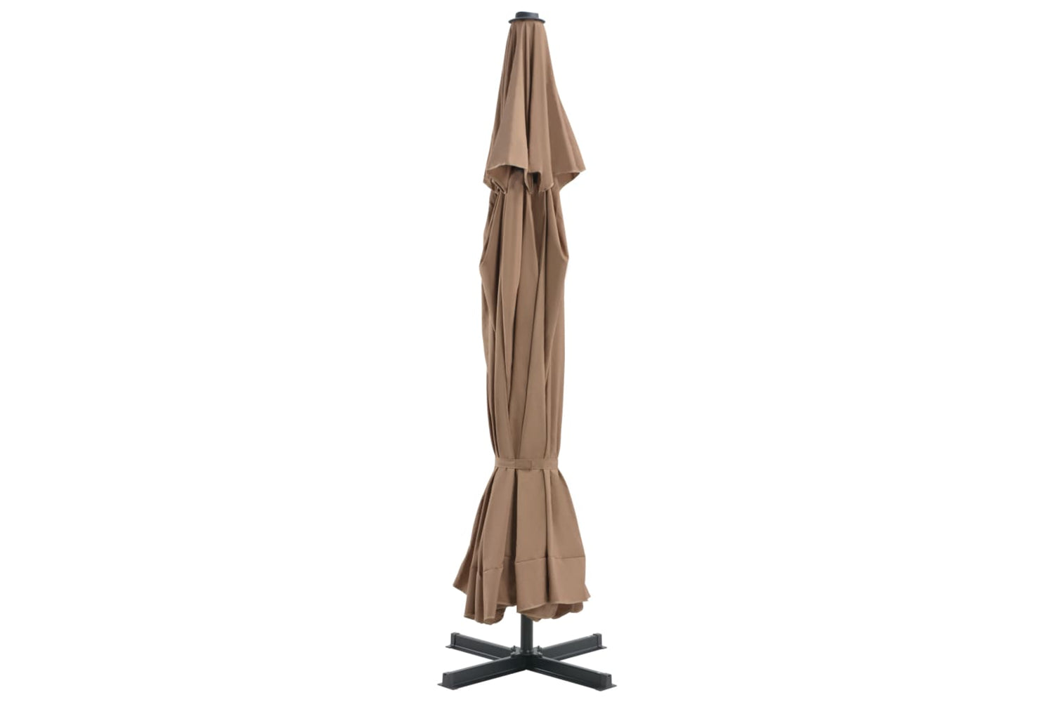 vidaXL 44475 Outdoor Parasol With Aluminium Pole 500cm Taupe-4