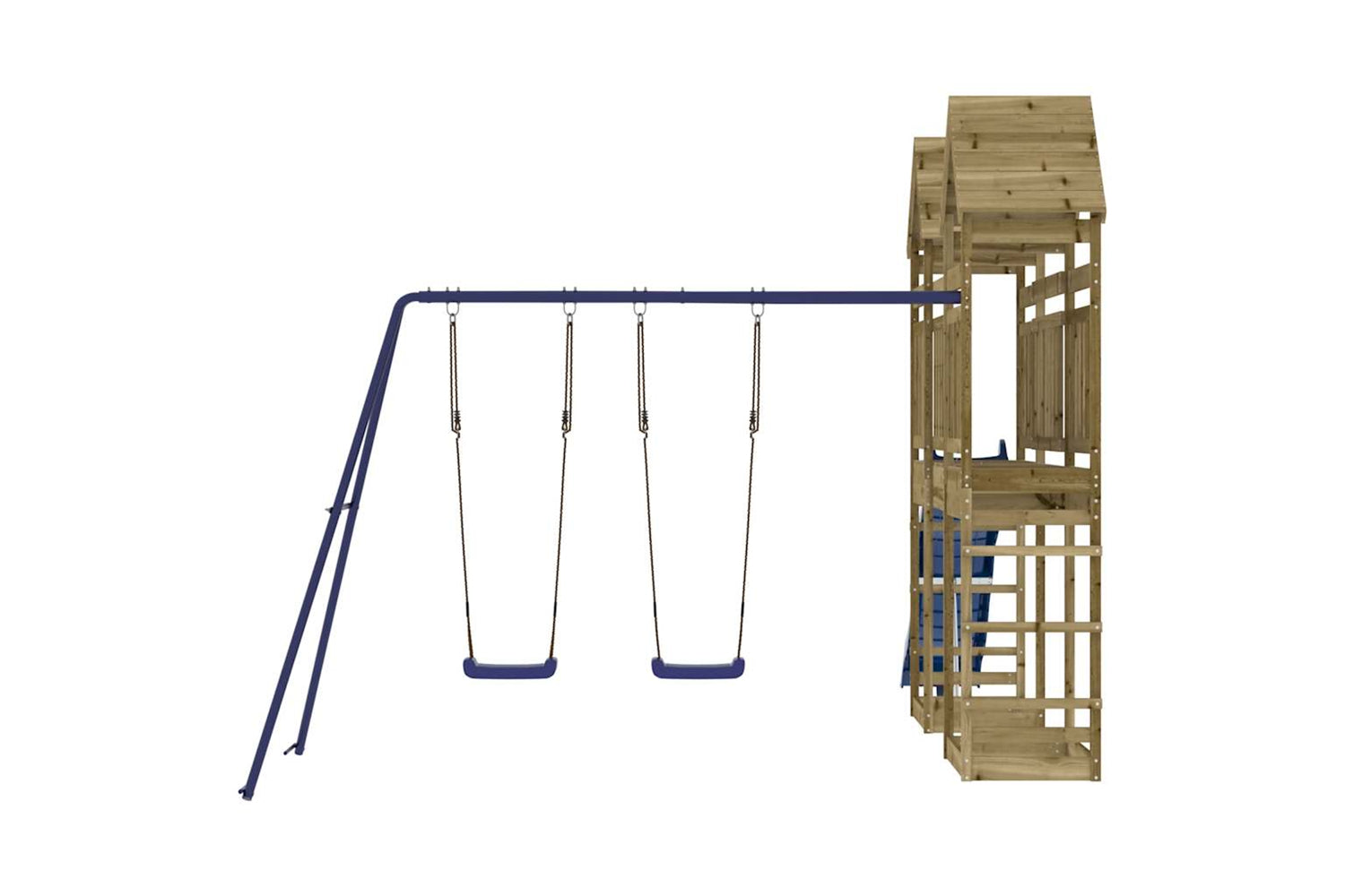 Vidaxl - 3156915 Outdoor Playset Impregnated Wood Pine-3
