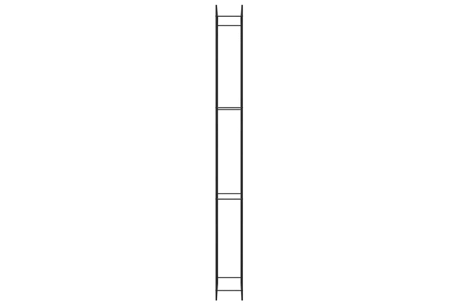 vidaXL 350312 Firewood Rack Matt Black 110x28x312cm Steel-5