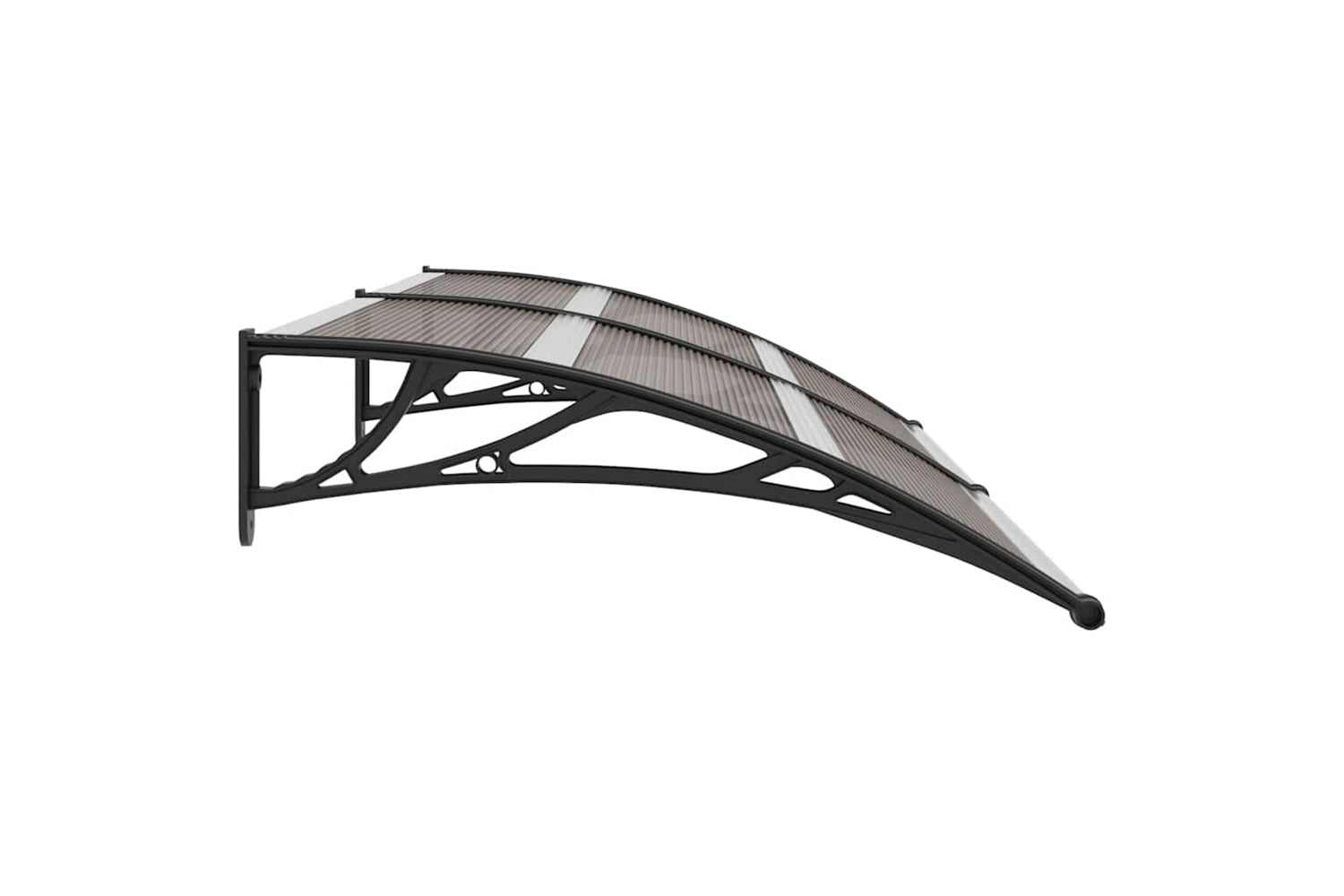 vidaXL 45635 Door Canopy Black 200x100cm Pc-4