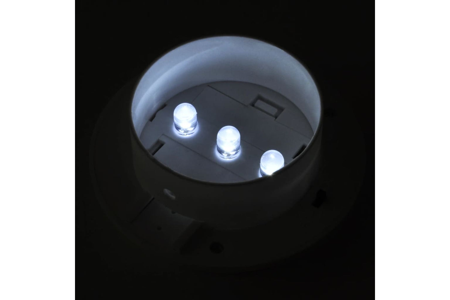 Vidaxl 41181 Outdoor Solar Lamp Set 6 Pcs Fence Light Gutter Light White-5