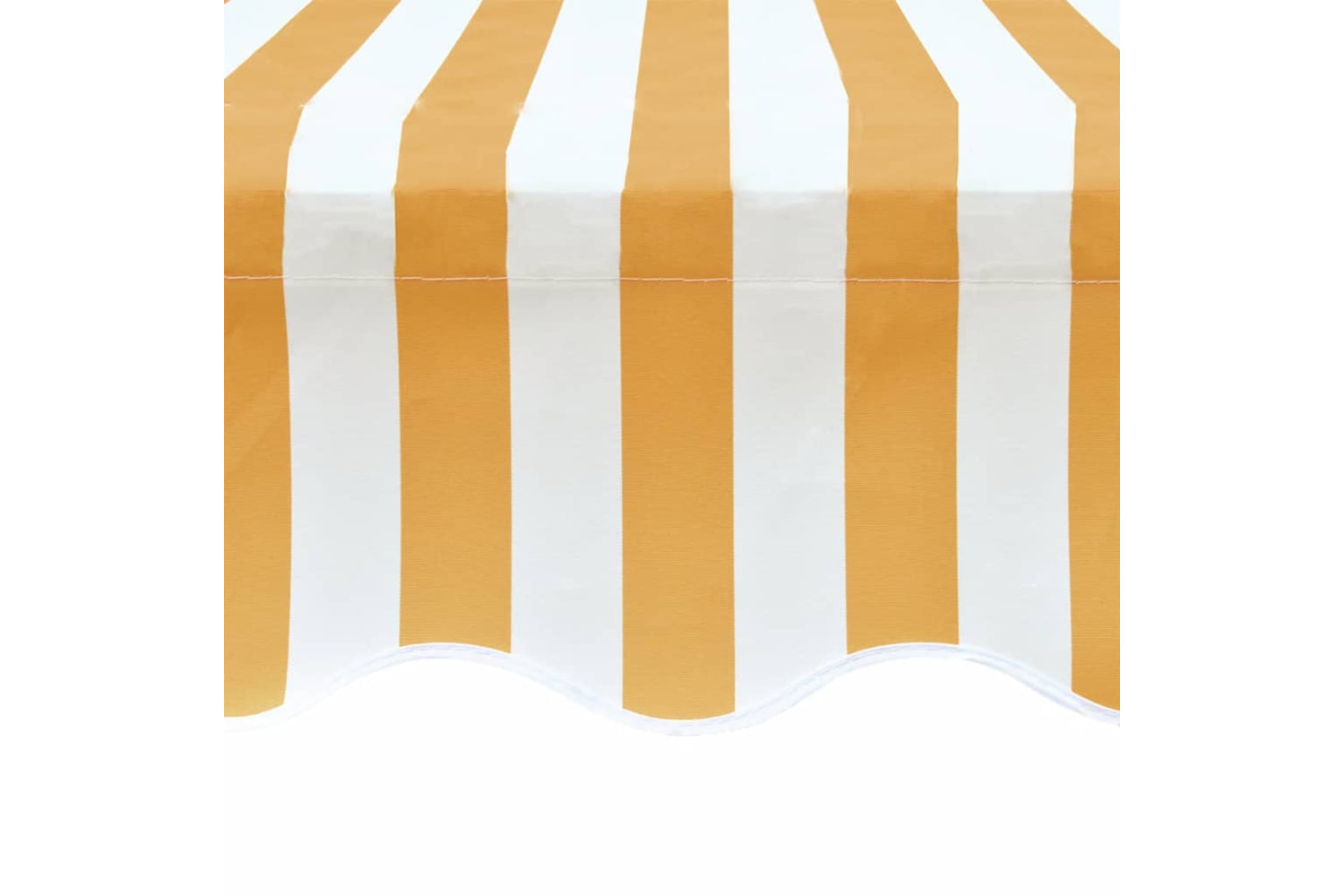 vidaXL 141017 Awning Top Sunshade Canvas Sunflower Yellow & White 4 X 3 M-3