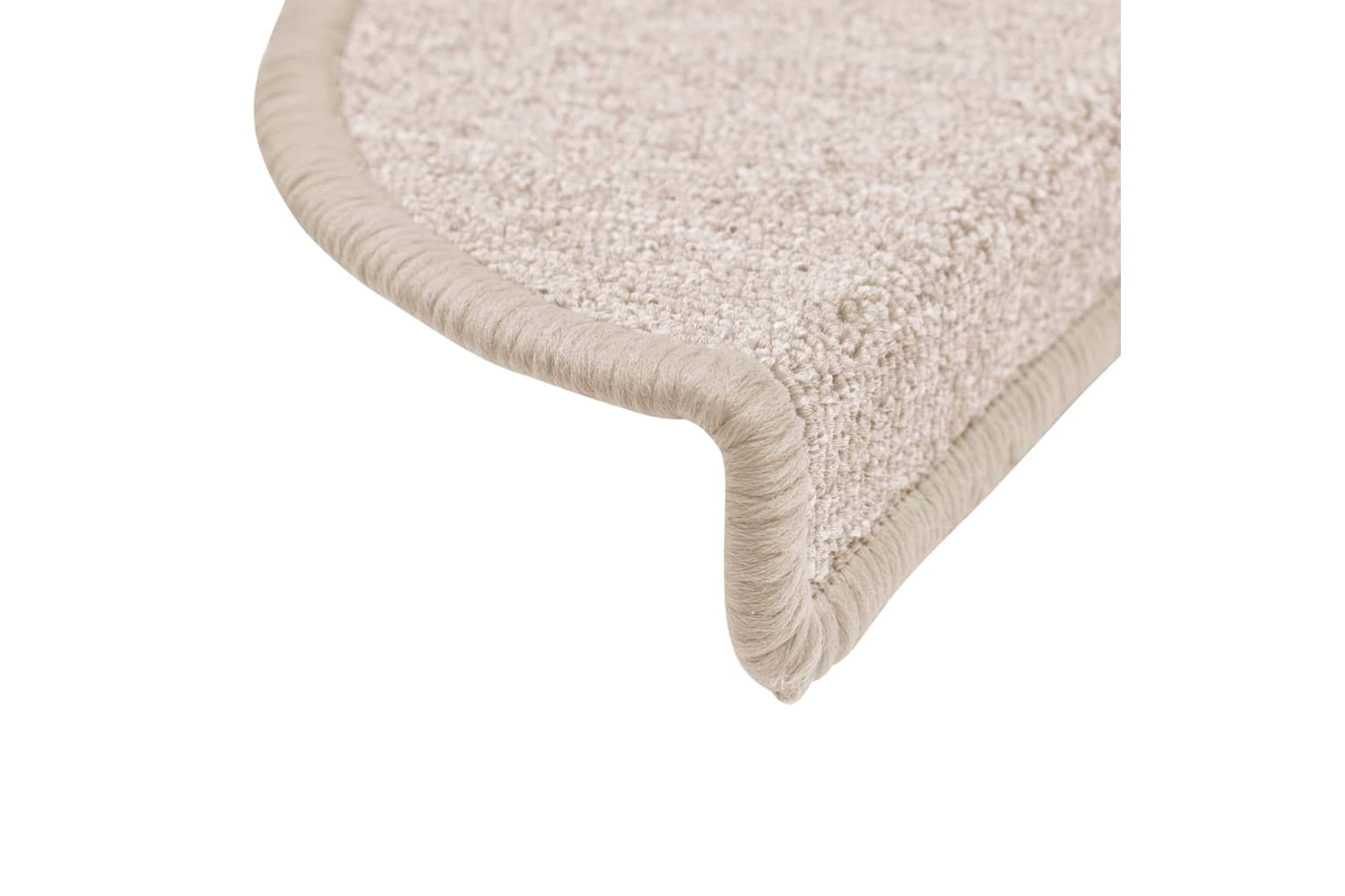 vidaXL 133882 Carpet Stair Treads 15 Pcs Taupe 56x17x3cm-5