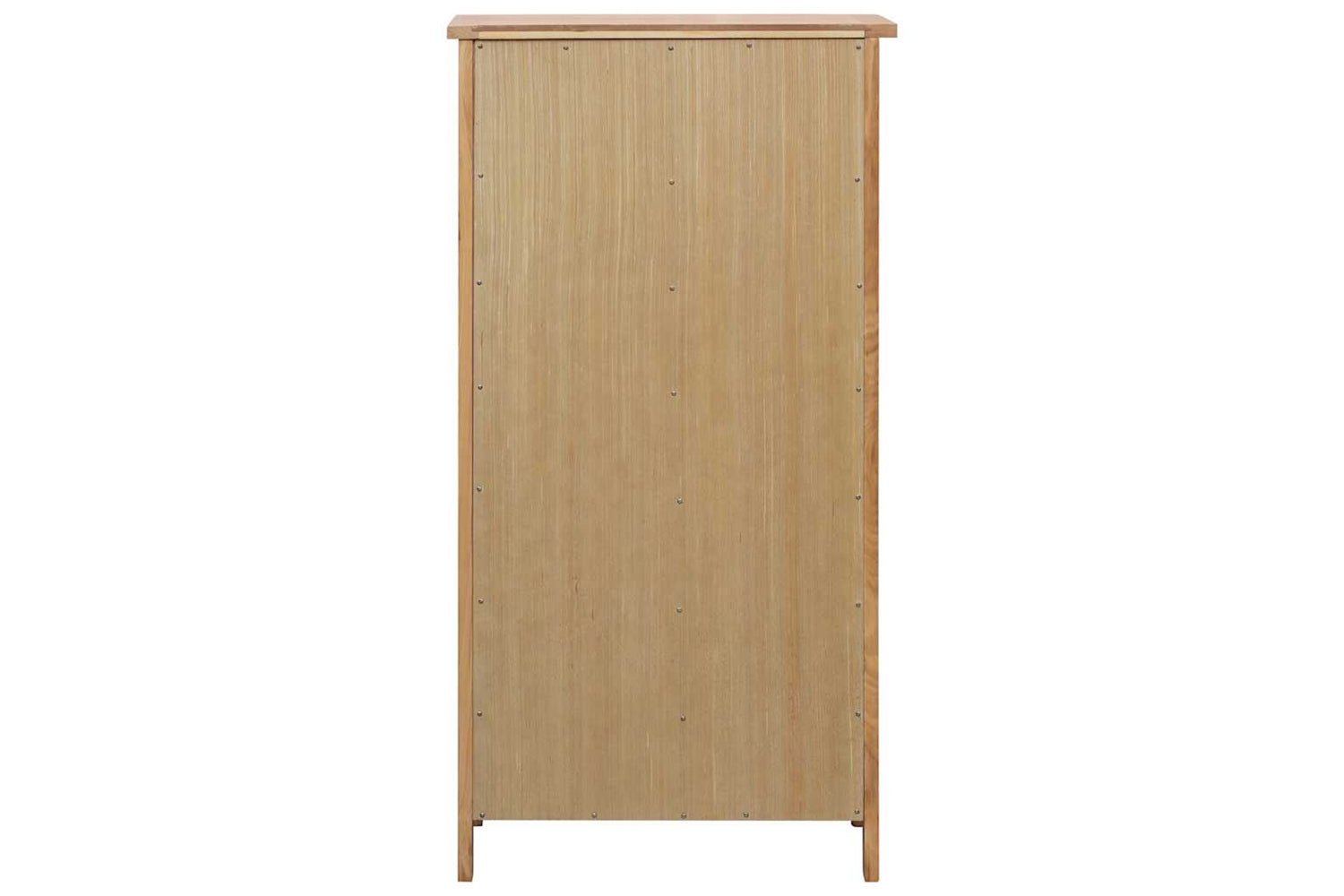Vidaxl Shoe Cabinet 76x37x105 Cm Solid Oak Wood-4