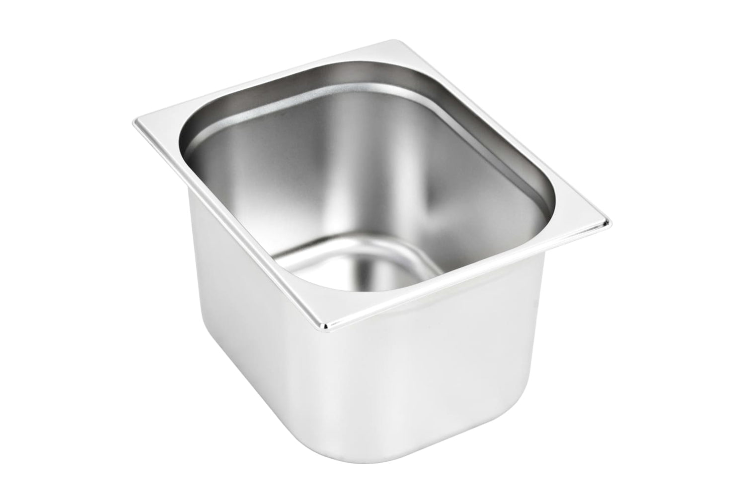 vidaXL 50890 Gastronorm Containers 2 Pcs Gn 1/2 200mm Stainless Steel-4