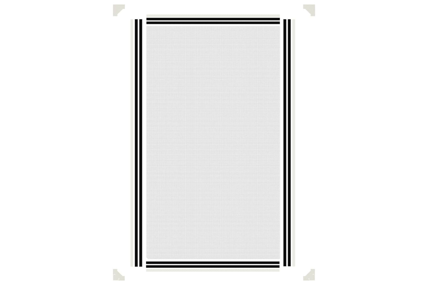 vidaXL 153847 Magnetic Insect Screen For Windows White 80x140cm-5