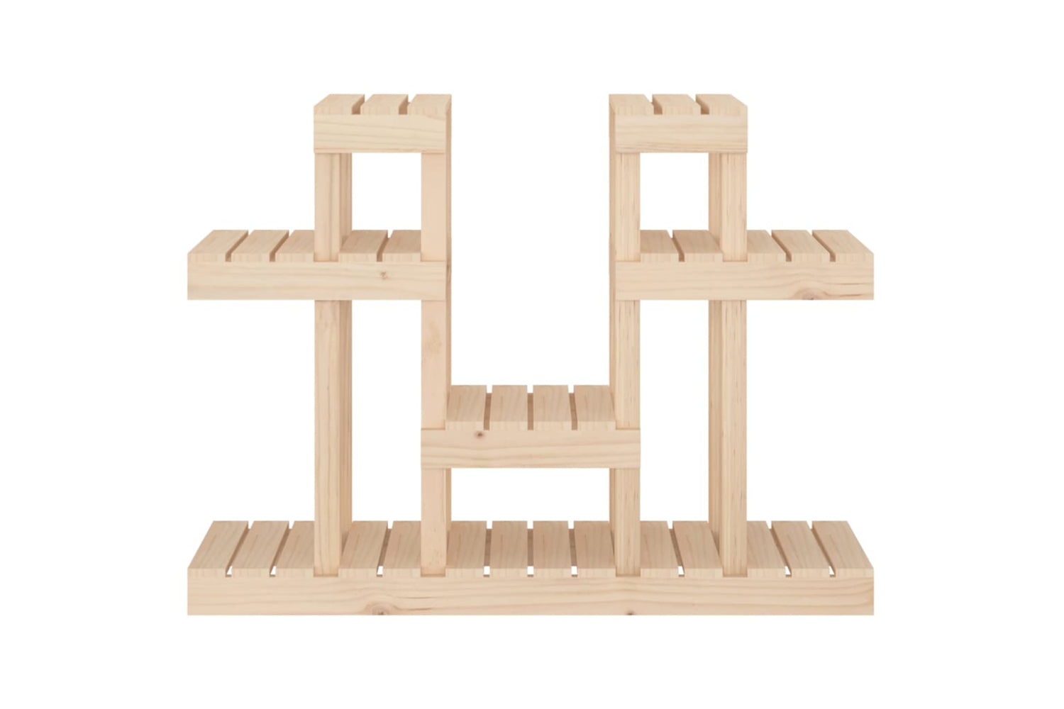 vidaXL 822097 Plant Stand 104.5x25x77.5cm Solid Wood Pine-4