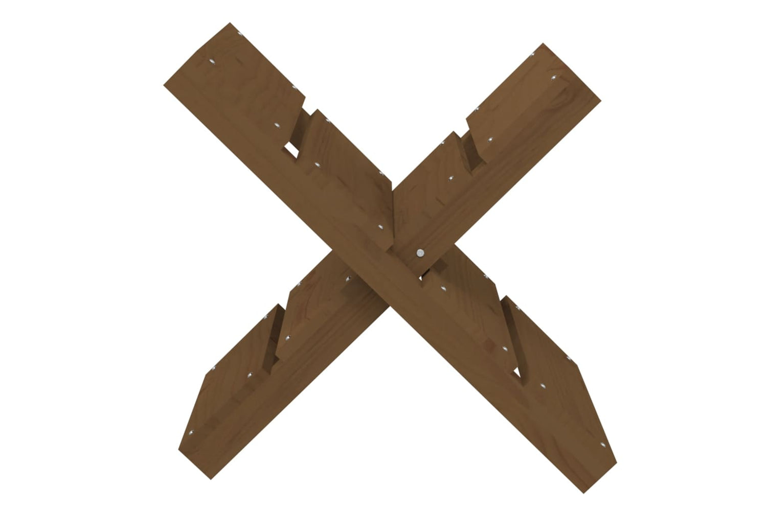 vidaXL 822450 Log Holder Honey Brown 47x39.5x48cm Solid Wood Pine-4