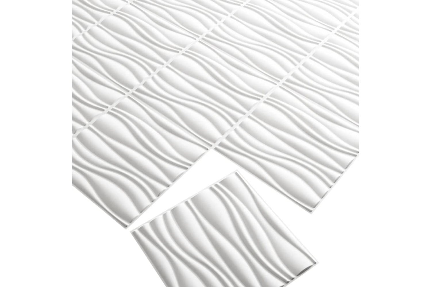Wallart 412818 3d Wall Panels Waves 12 Pcs Ga-wa04-4