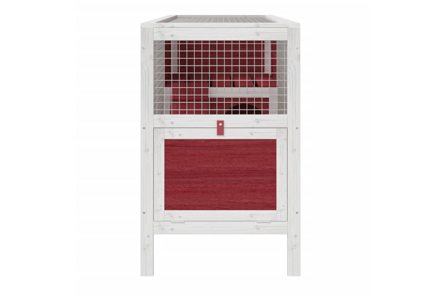 Vidaxl Rabbit Hutch Mocha 103x44x69.5 Cm Solid Wood Pine-4
