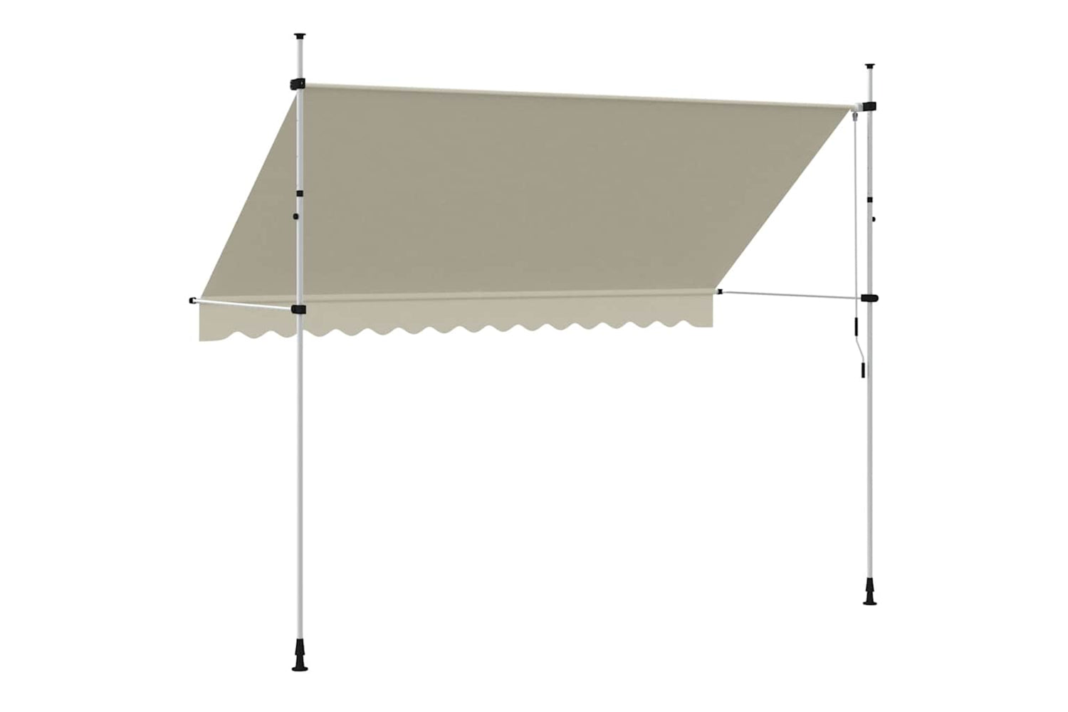vidaXL 143697 Manual Retractable Awning 350cm Cream-4