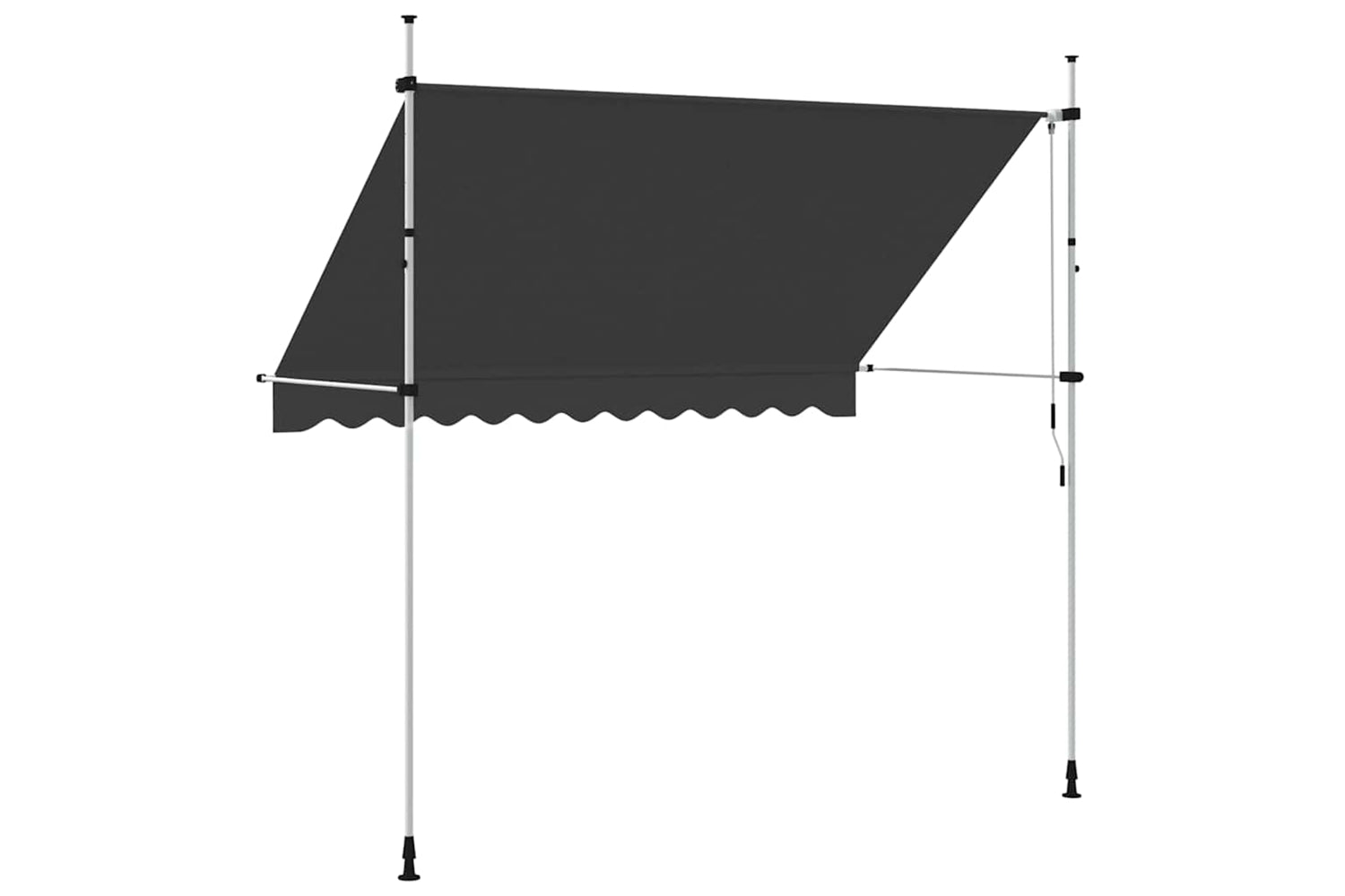 vidaXL 143690 Manual Retractable Awning 300cm Anthracite-4