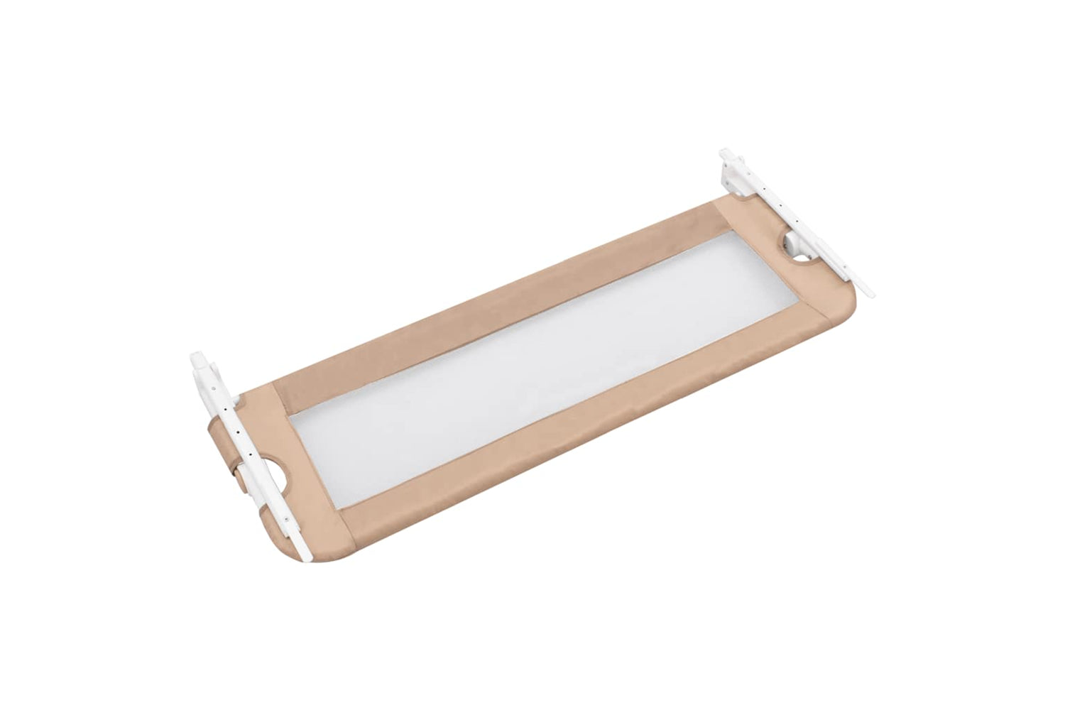 Vidaxl Toddler Safety Bed Rail Taupe 120x42 Cm Polyester-3