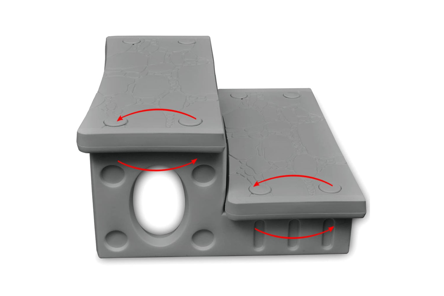Vidaxl 90881 Grey Spa Steps-3