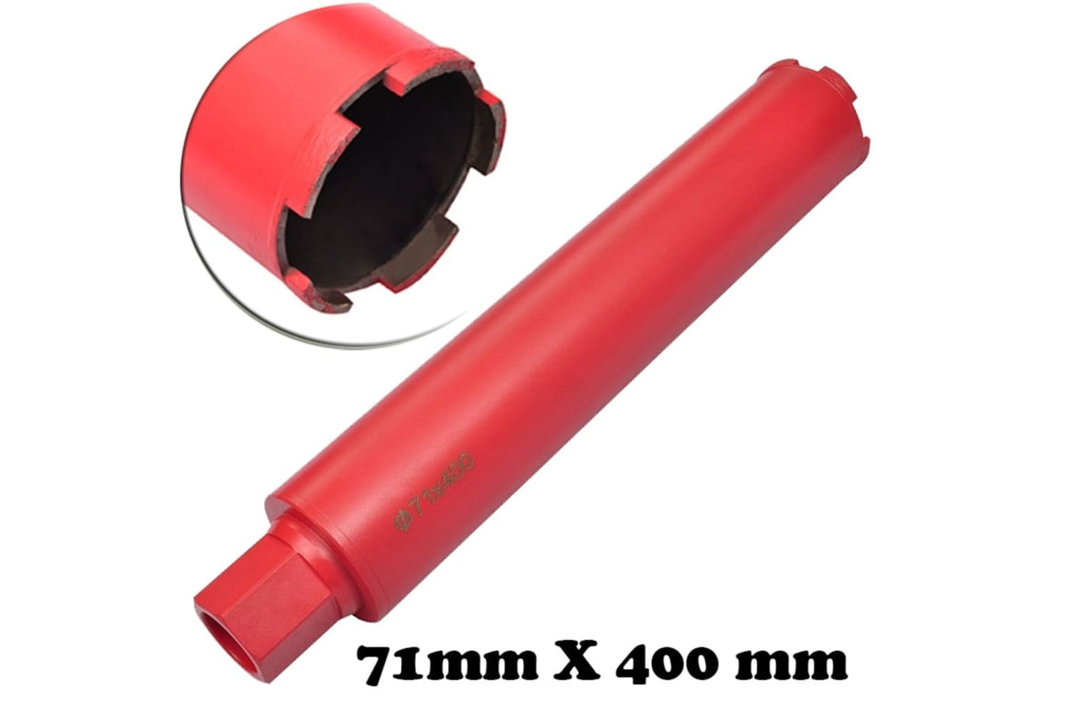 vidaXL 140223 Dry And Wet Diamond Core Drill Bit 71x400mm-4