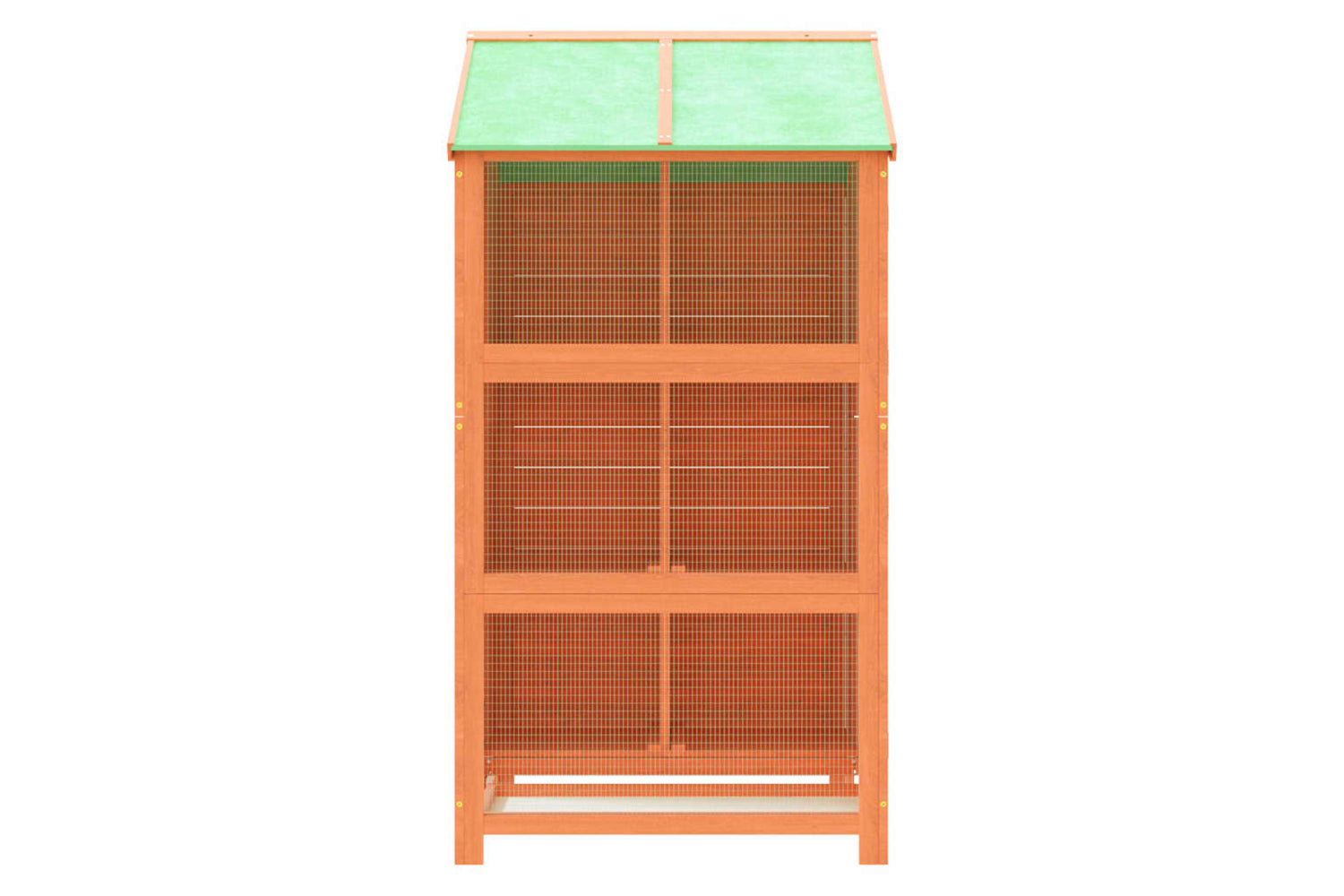 vidaXL 172258 Bird House Brown 97x81x152cm Solid Wood Pine-4