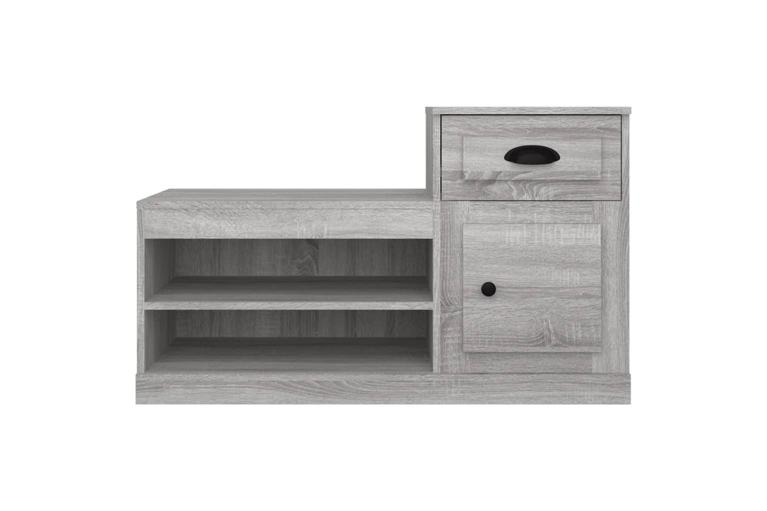 vidaXL 816422 Shoe Cabinet Grey Sonoma 100x42x60cm Engineered Wood-5