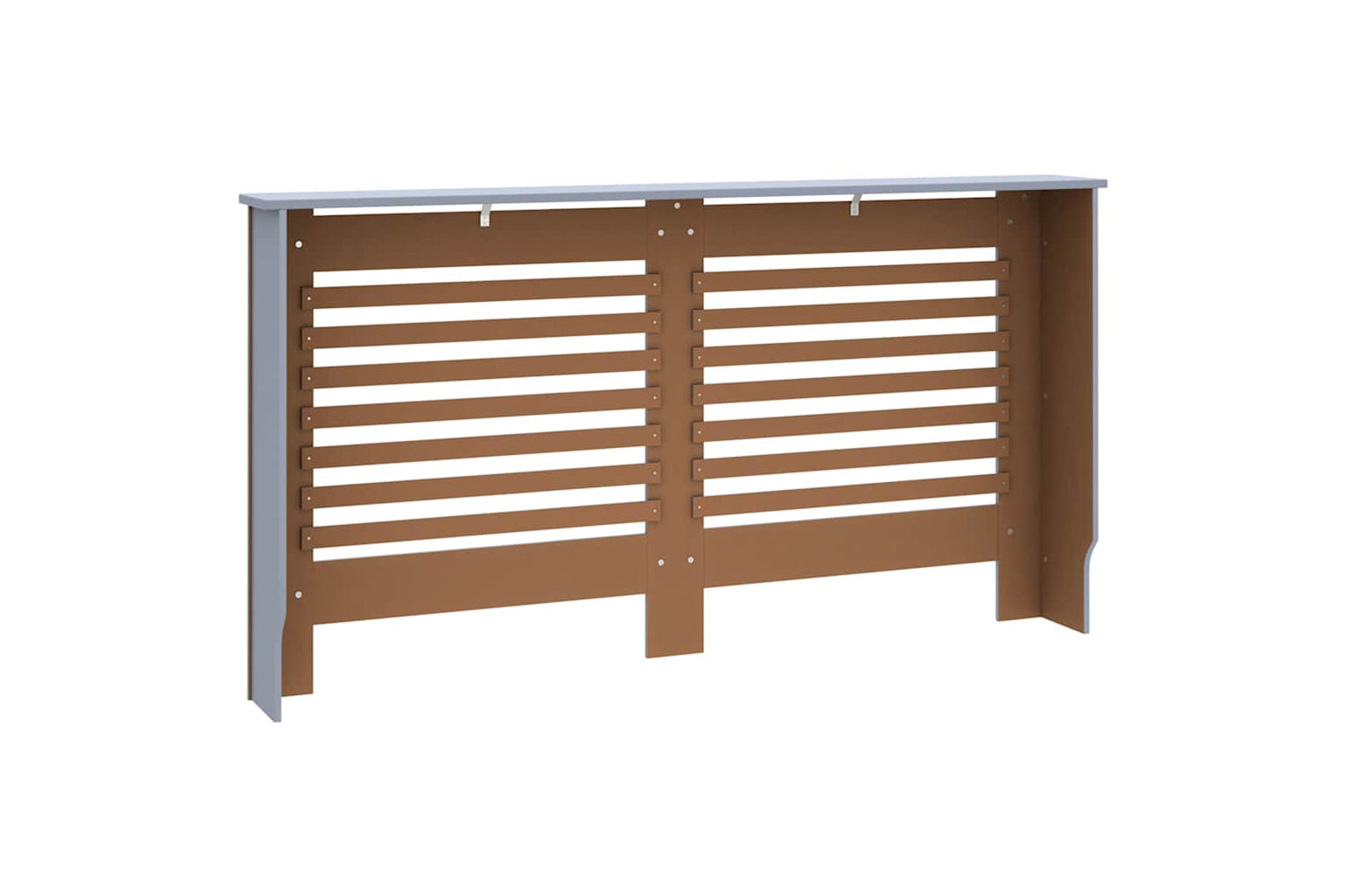 vidaXL Radiator Cover Anthracite 152x19x81.5cm Mdf-5