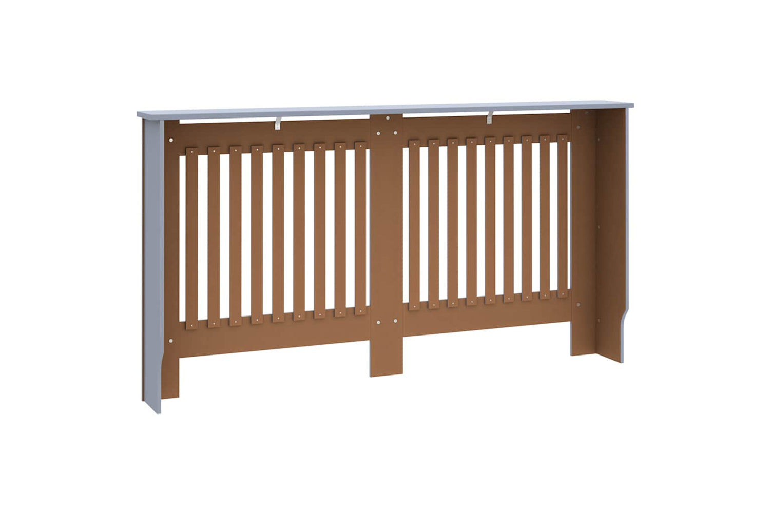 vidaXL Radiator Cover Anthracite 152x19x81.5cm Mdf-5