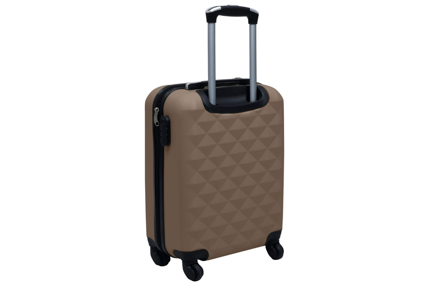 vidaXL 92423 Hardcase Trolley Brown Abs-4