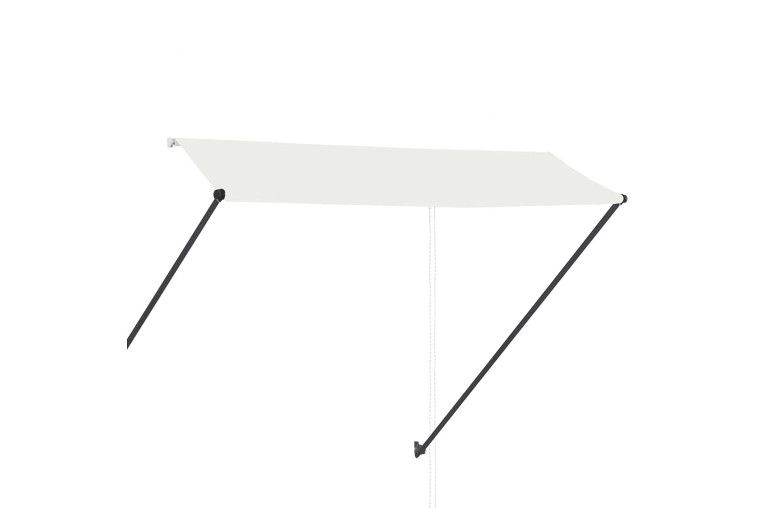 vidaXL 145925 Retractable Awning With Led 300x150cm Cream-3