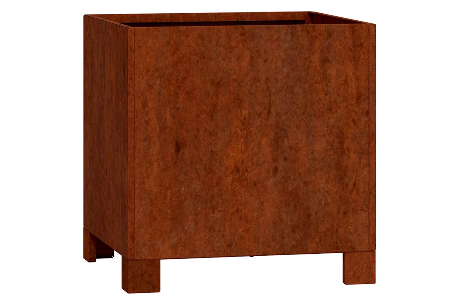 vidaXL 823678 Planter With Legs Rusty 32x30x33cm Corten Steel