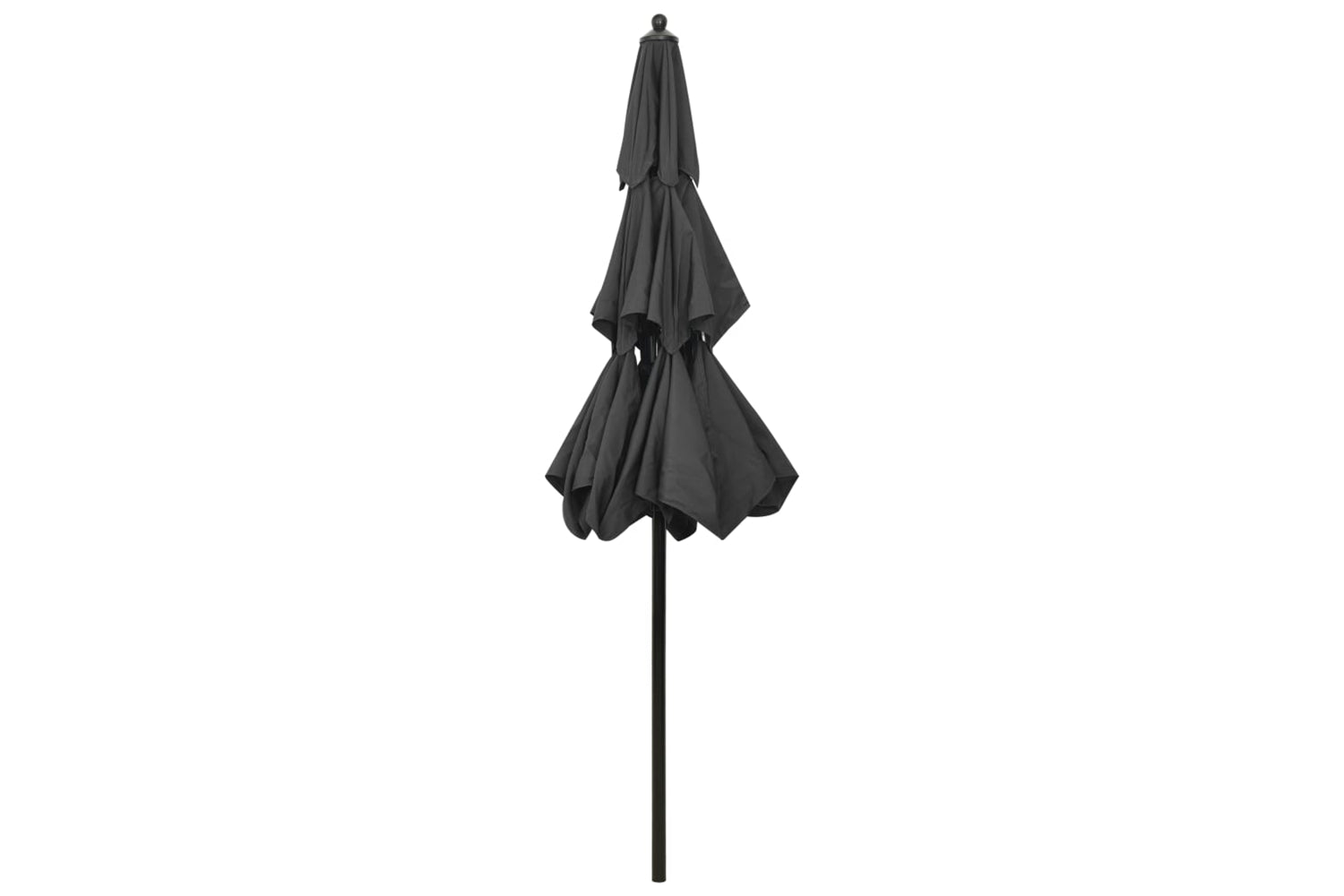 Vidaxl 313862 3-tier Parasol With Aluminium Pole Anthracite 2.5 M-4