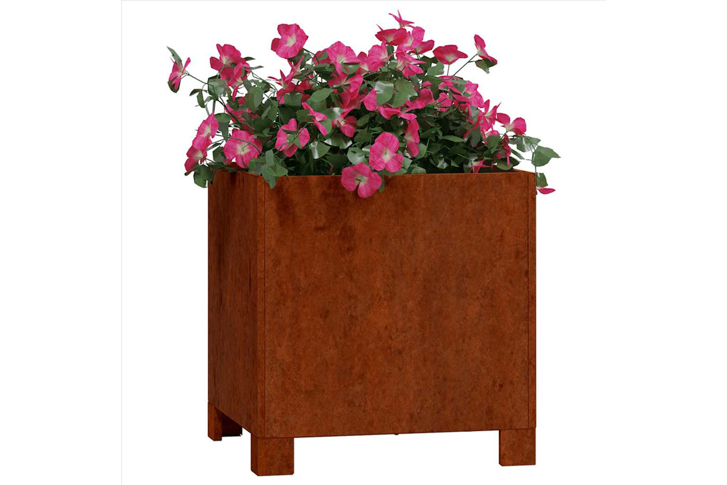 vidaXL 823678 Planter With Legs Rusty 32x30x33cm Corten Steel-2