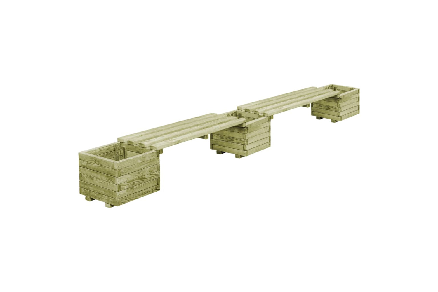 Vidaxl 44948 Garden Planter Bench Impregnated Pinewood-4
