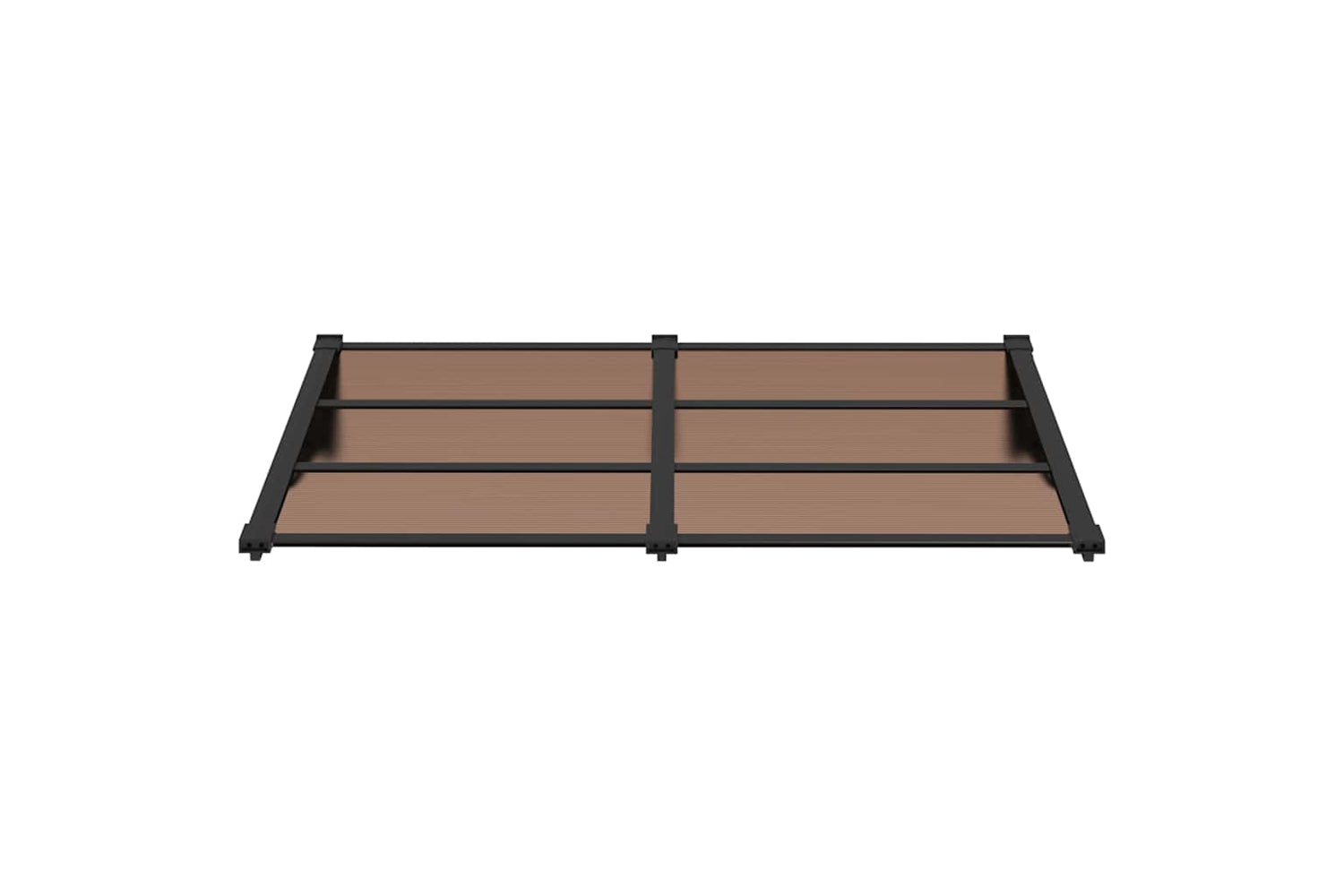 Vidaxl Door Canopy Black 152.5x90 Cm Polycarbonate-2