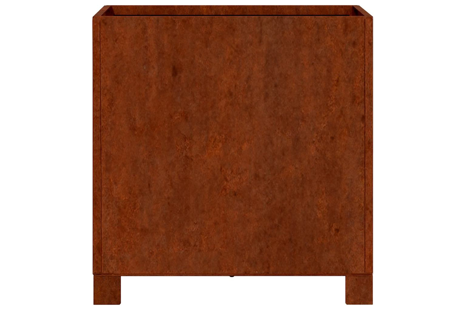 vidaXL 823681 Planters With Legs 2 Pcs Rusty 42x40x43cm Corten Steel-5