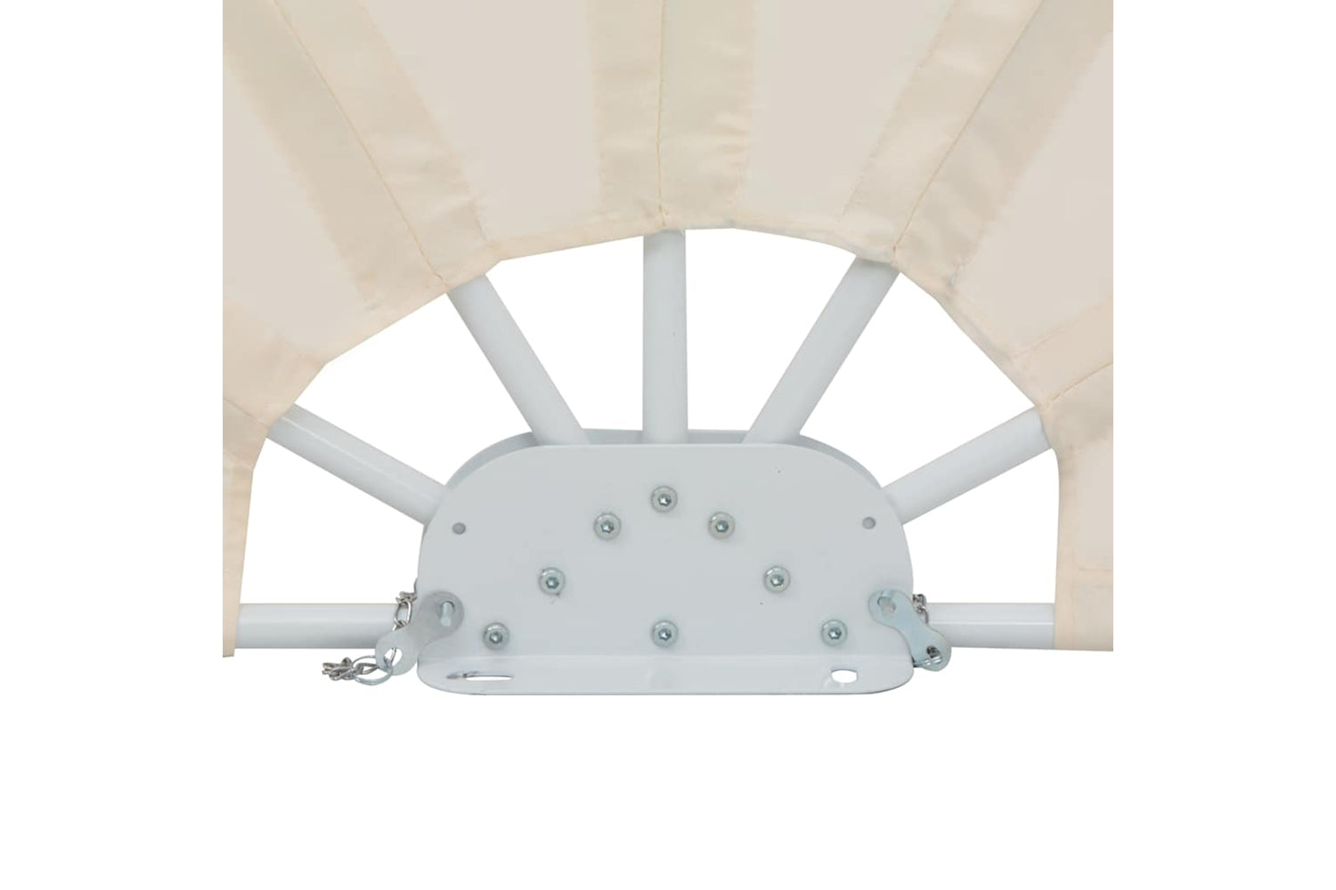 vidaXL 44578 Collapsible Terrace Side Awning Cream 200cm-7