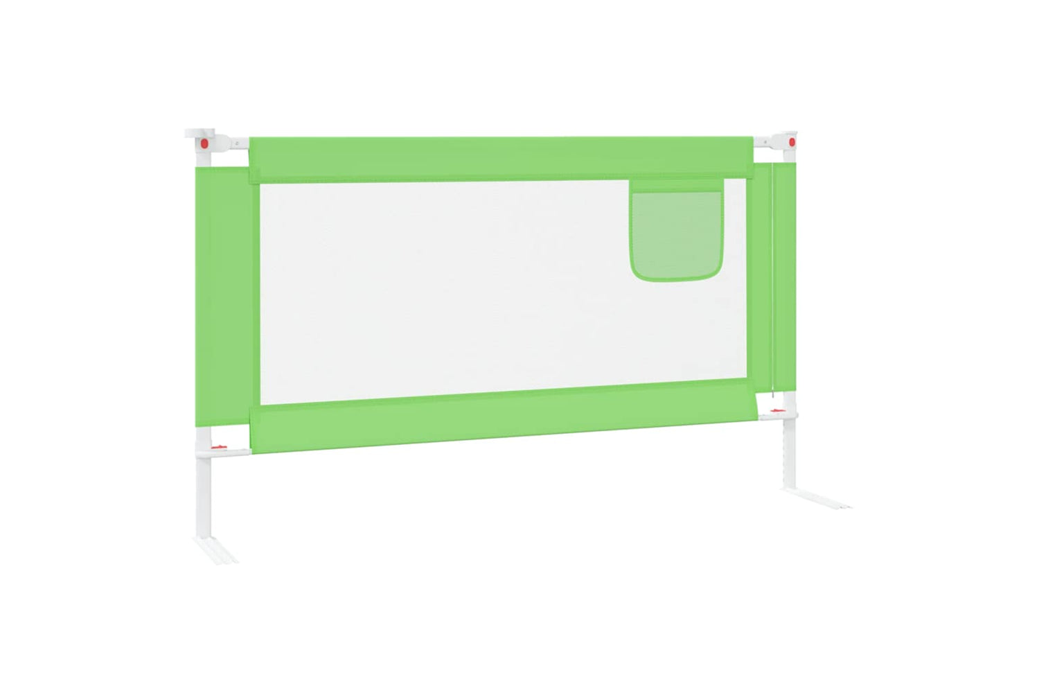Vidaxl Toddler Safety Bed Rail Green 140x25 Cm Fabric-4