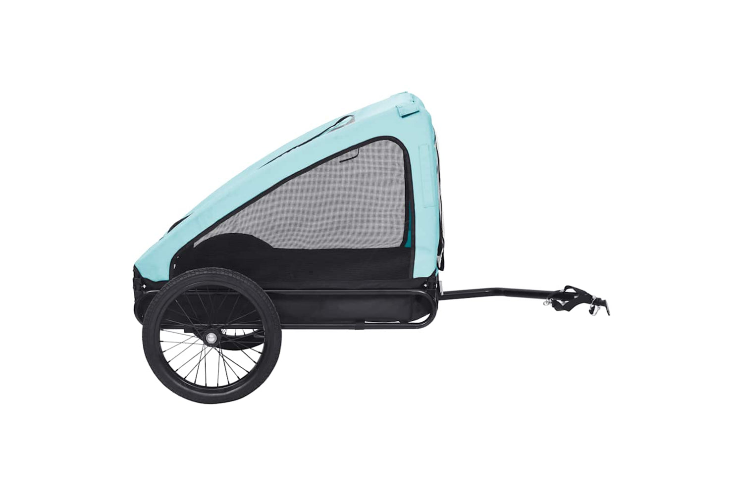 Vidaxl Pet Bike Trailer Blue And Black-4